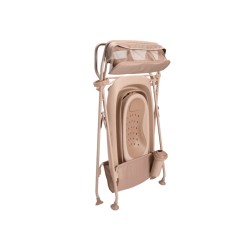 bañera plegable para bebé de Twistshake con soporte en Mocha 2
