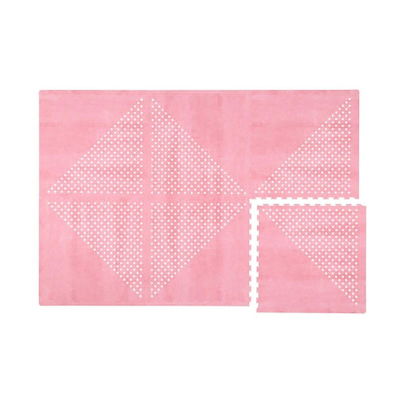 alfombra de juegos Earth de Toddle Kind en rosa Ash Rose