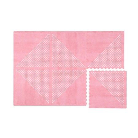 alfombra de juegos Earth de Toddle Kind en rosa Ash Rose