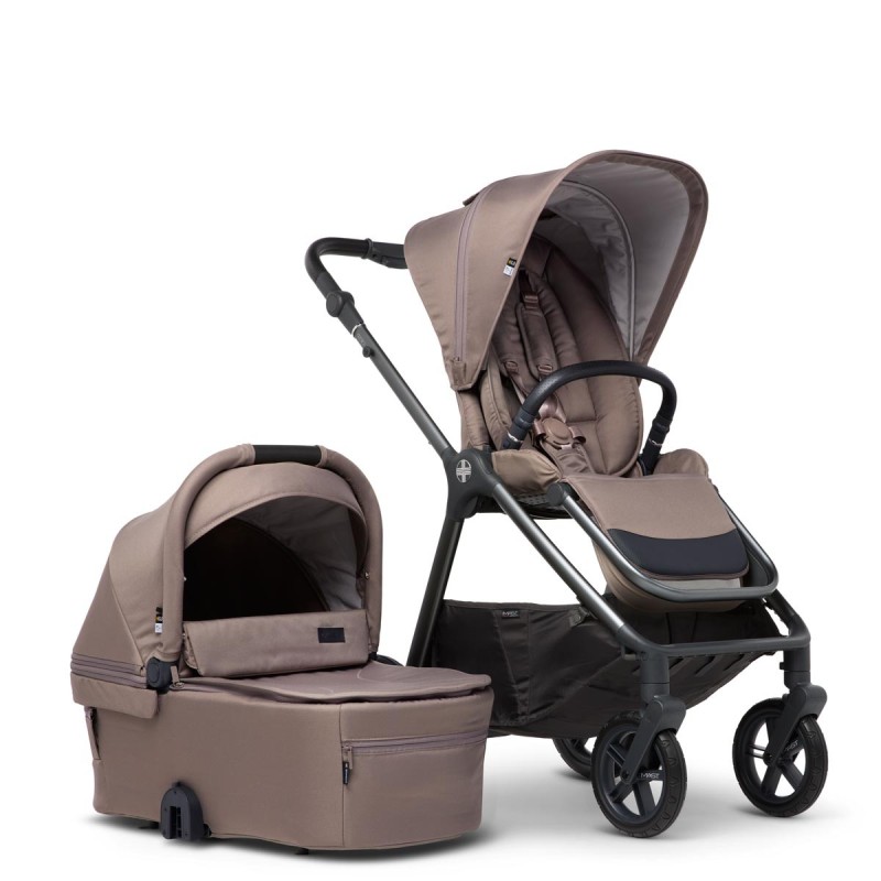 Silla de paseo reversible Mast M.5x con capazo en beige Taupe