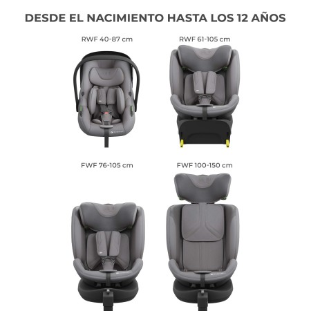 Sistema Modular Kinderkraft ENDURA SAFE 3 en 1 | i-Size Completo