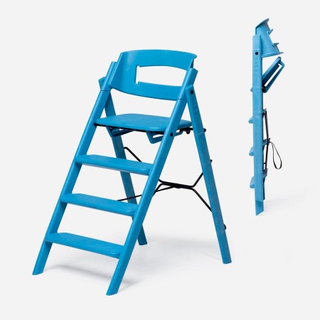 trona evolutiva plegable Klapp de KAOS en azul Swedish Blue