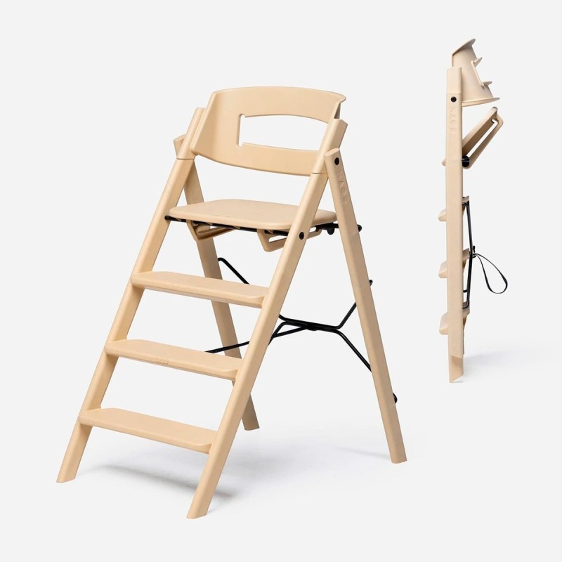 trona evolutiva plegable Klapp de KAOS en beige Desert Sand