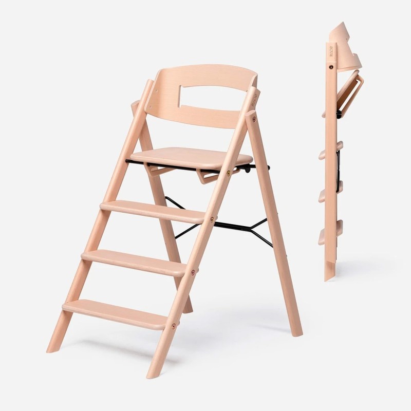 trona evolutiva plegable Klapp de KAOS en haya Beech Natural