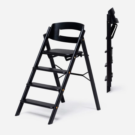 trona evolutiva plegable Klapp de KAOS en roble Oak Negro