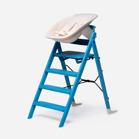 pack recién nacido con asiento de la trona Kaos Klapp en azul Swedish Blue