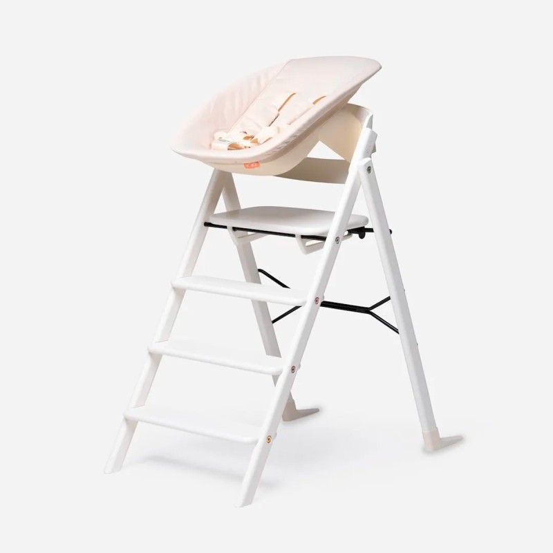 pack recién nacido con asiento de la trona Kaos Klapp en haya Beech White