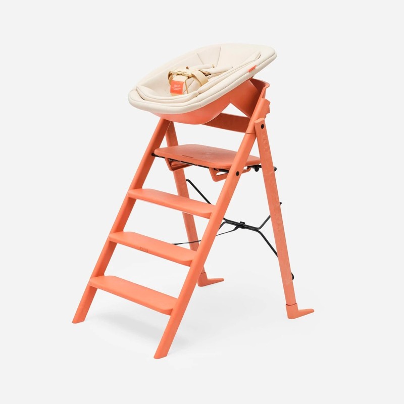 pack recién nacido con asiento de la trona Kaos Klapp en rosa Terracotta Pink
