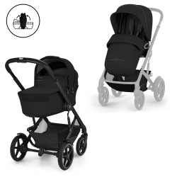 Cybex Talos S Lux 4 Dúo | Con Capazo Plegable Plano