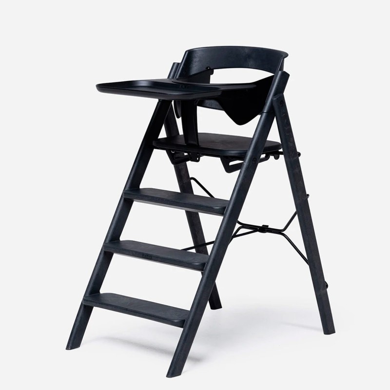 pack sentado de la trona Klapp de KAOS en negro Charcoal Black