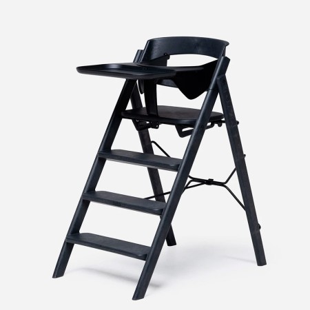 pack sentado de la trona Klapp de KAOS en negro Charcoal Black