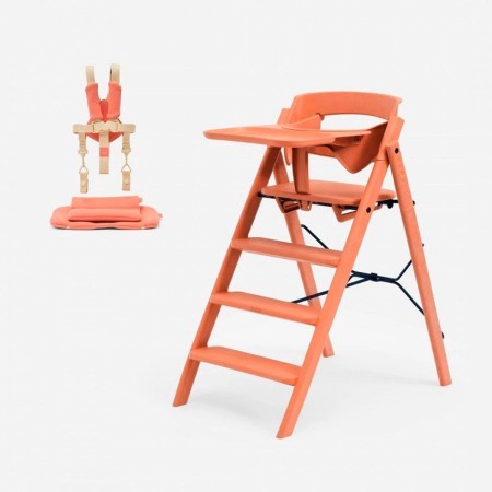 pack sentado de la trona Klapp de KAOS en rosa Terracotta Pink