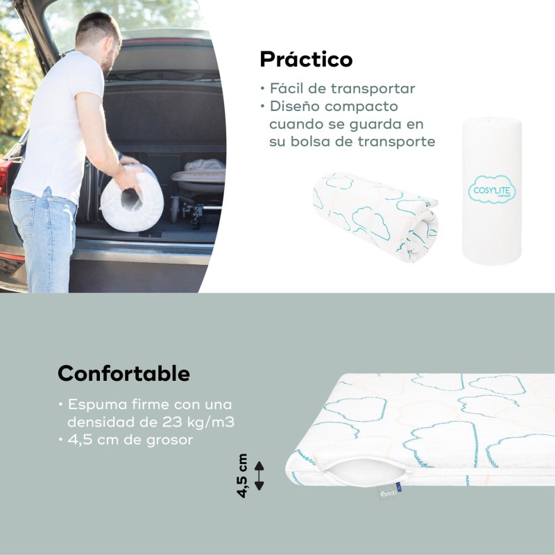 Colchón Cuna de Viaje Babymoov Cosy Lite Nomad