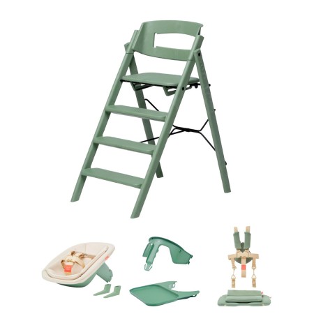 pack completo de la trona Klapp de KAOS en verde Mineral Green