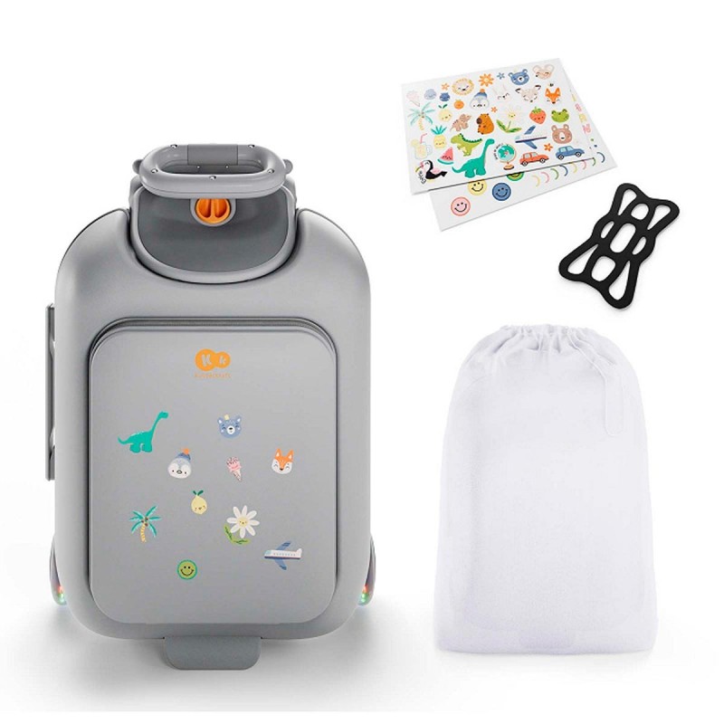 Kinderkraft Cabby | Maleta infantil 2 en 1 con asiento