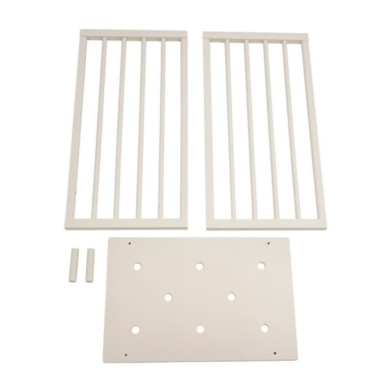 kit de extensión para cama de la minicuna Nighti MINI en blanco Vanilla White