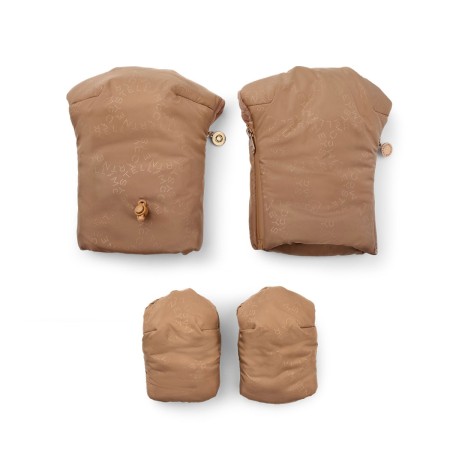 manoplas para carrito de bebé Bugaboo x Stella McCartney en marrón Tobacco Brown