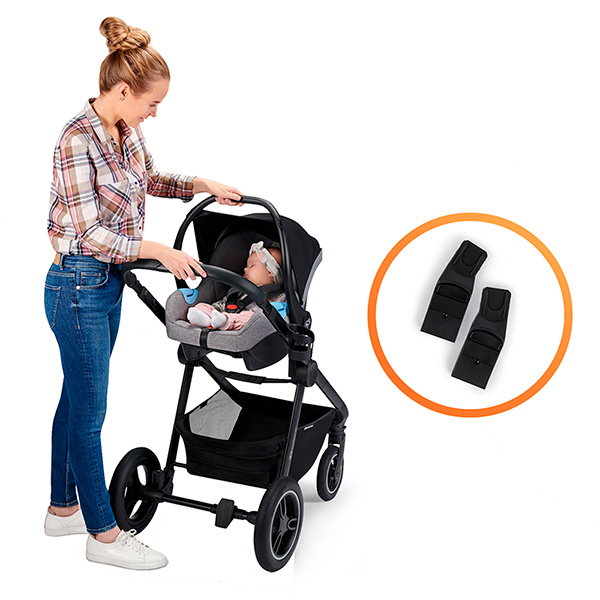 Adaptadores para silla de coche incluido en el cochecito Everyday Kinderkraft