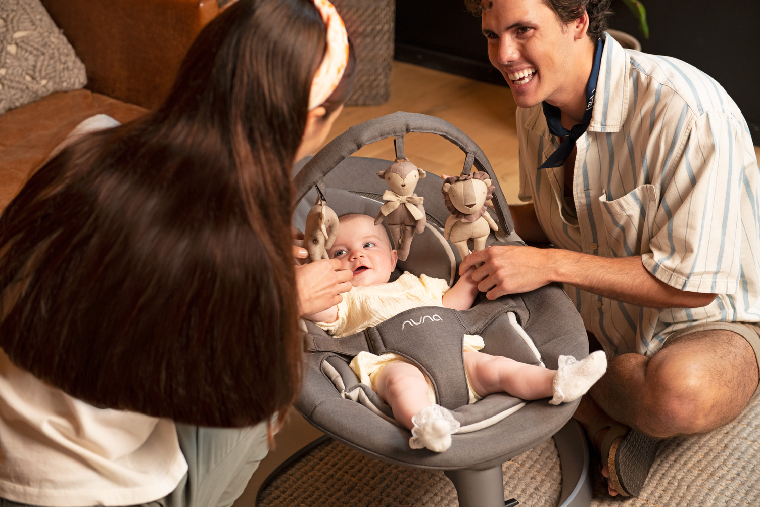 hamaca leaf grow de nuna para poder interactuar conla familia