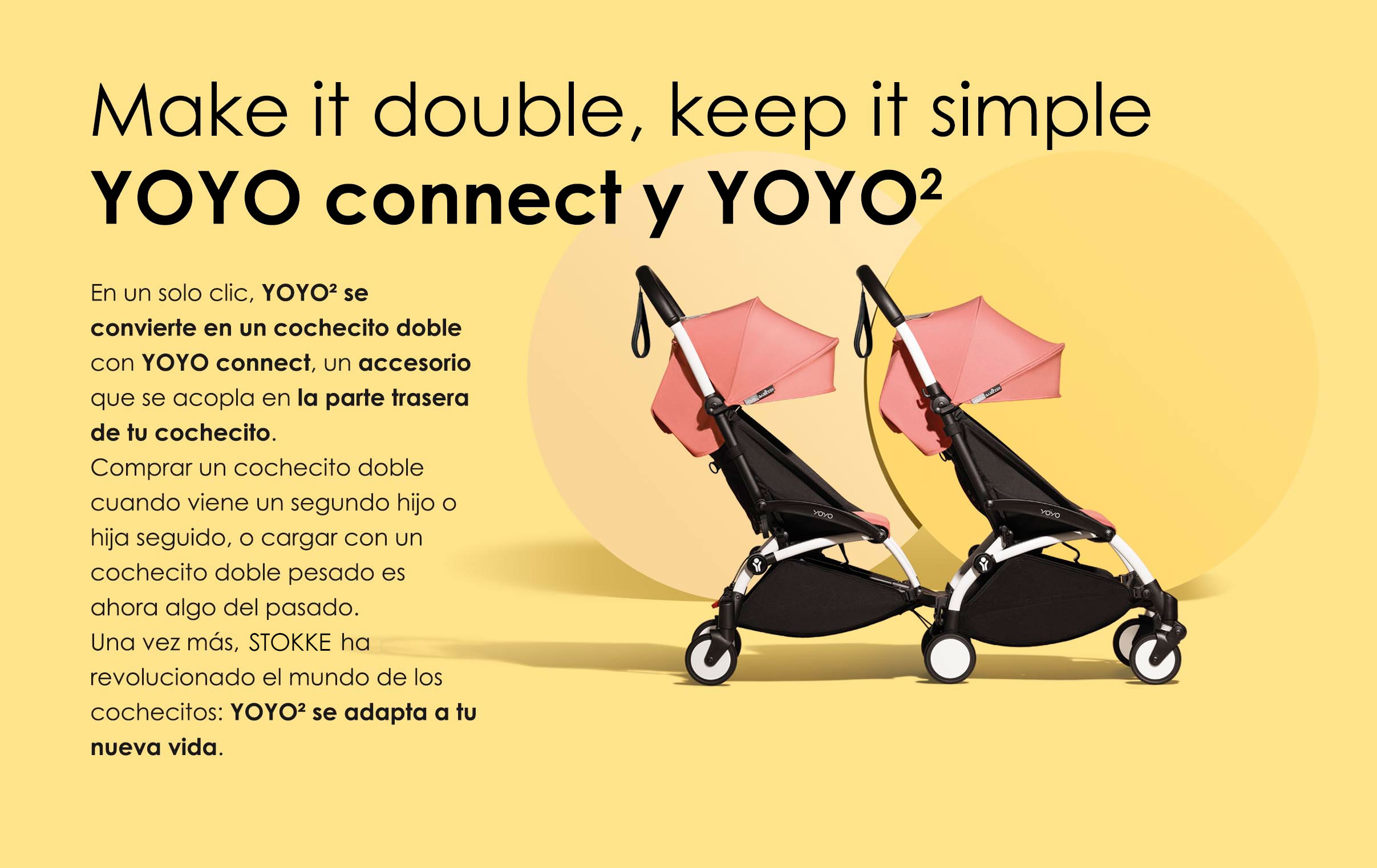 yoyo connect para yoyo 2 de babyzen transforma tu cochecito en un cochecito doble con un solo clic